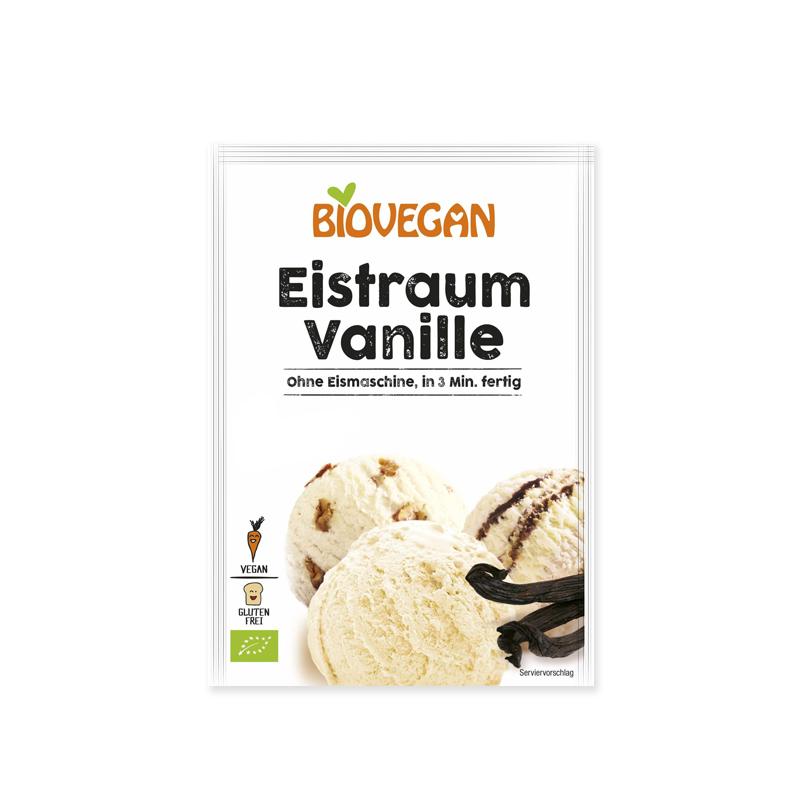 Bột làm kem hữu cơ vị Vani - Socola (BioVegan)