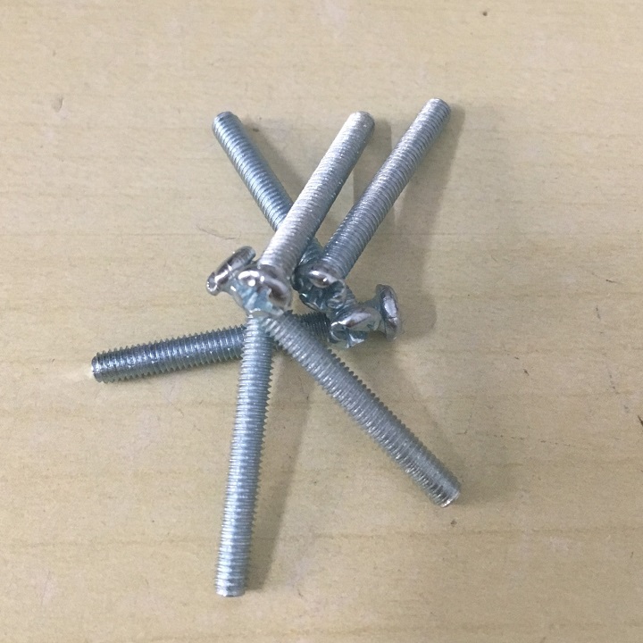 50con - m3x25mm bulong đầu bake - vít bulong - ốc xẻ rãnh bake