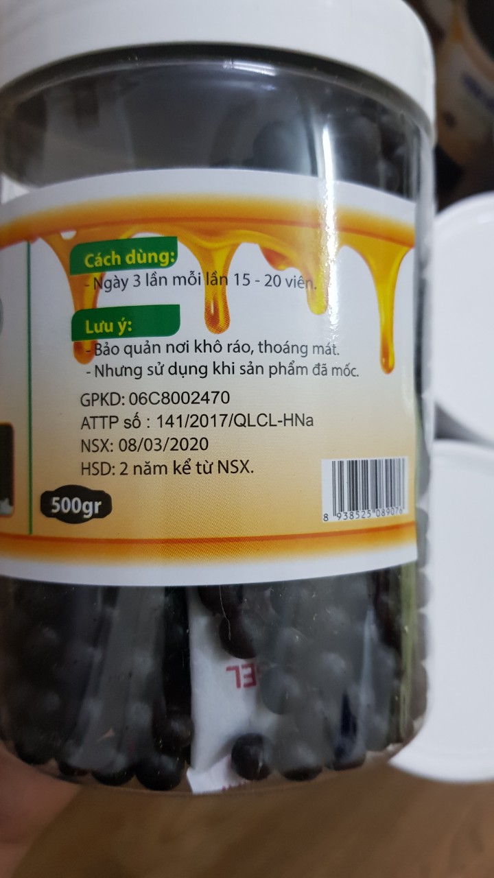 500gr Viên Hà Thủ Ô Mật Ong