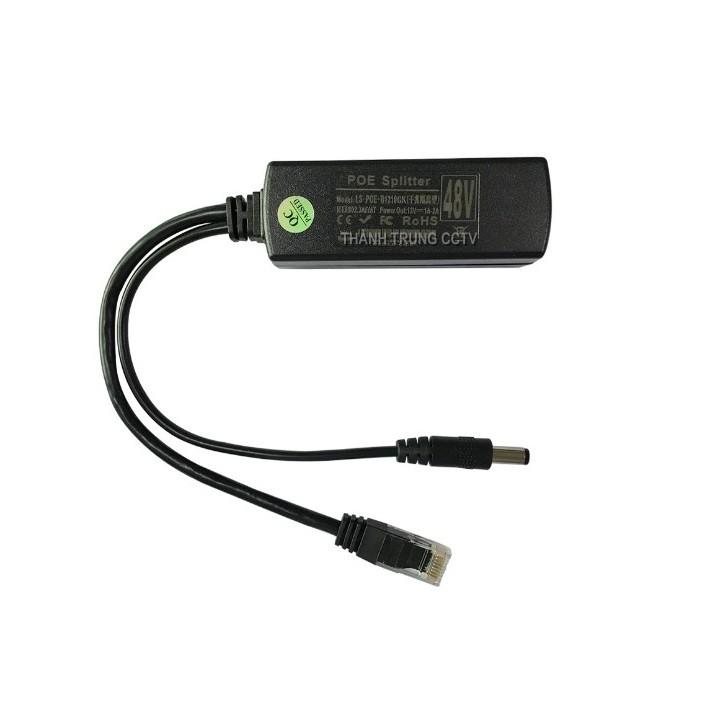 Poe splitter 48V-12V 1Gbps