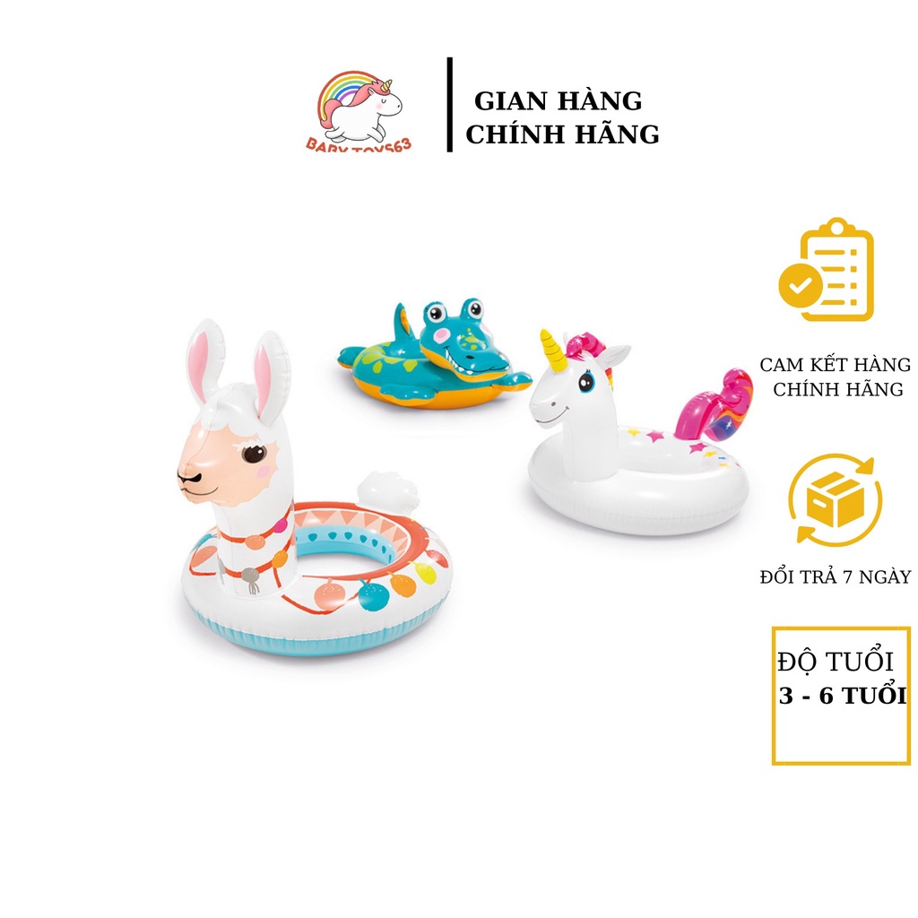 Phao bơi vòng hình thú 58221 - Giao hình ngẫu nhiên