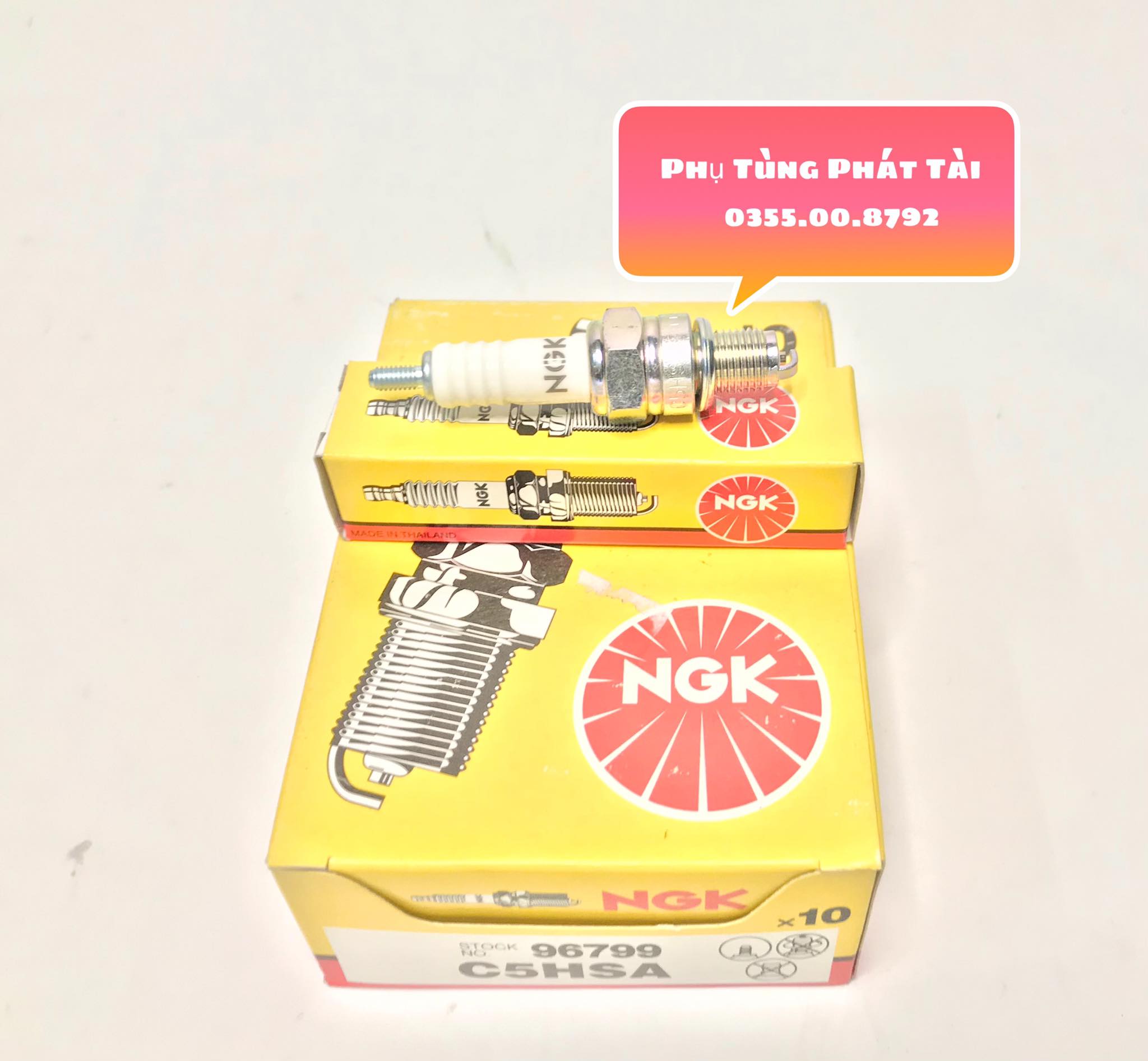 Bugi NGK Chân Dài Wave S110 - Exciter - Air Blade MADE IN THAILAN