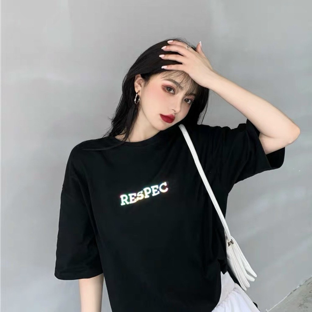 Áo Thun Cặp Đôi In Phản Quang 7 Màu Bướm RESPEC