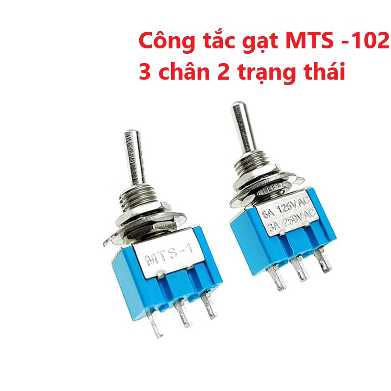 Công tắc gạt mts-102 - mts-103 - 3a/250v 6a/125v