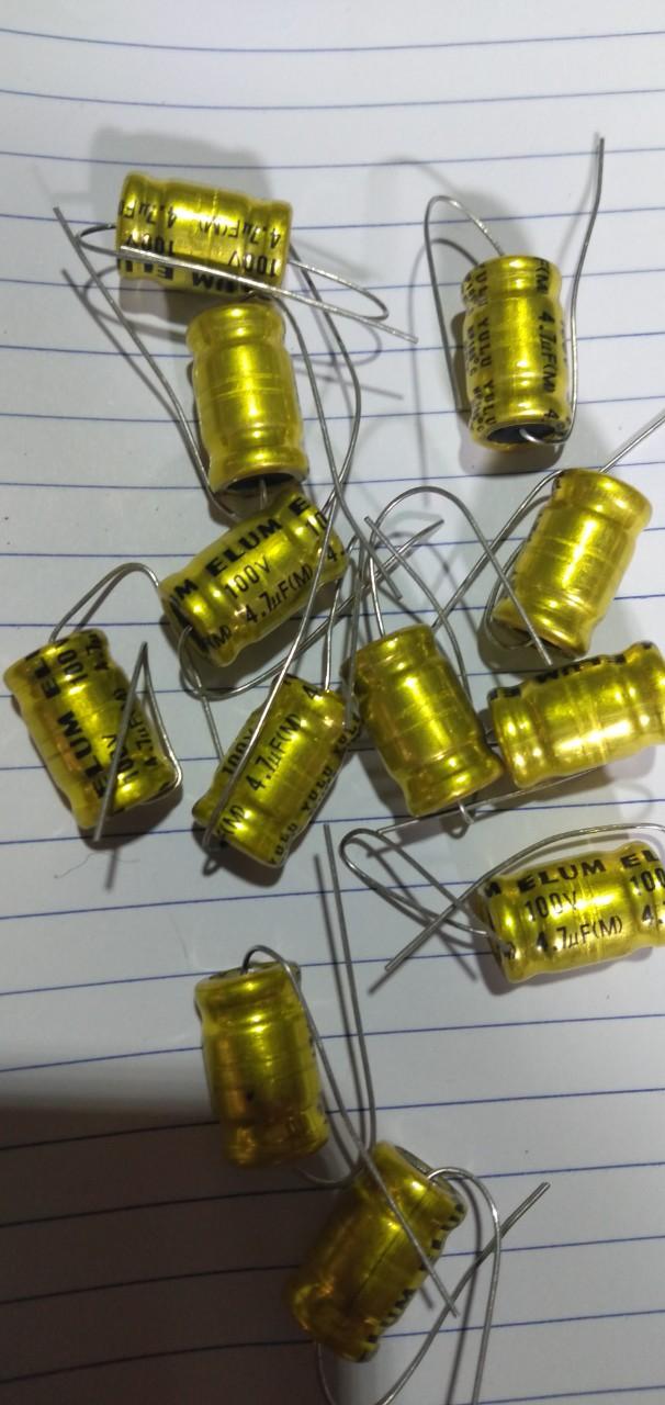 10 Tụ loa 4.7uf 100v