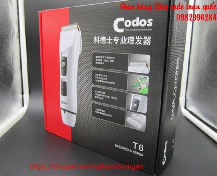 Tông đơ cắt tóc Codos T6