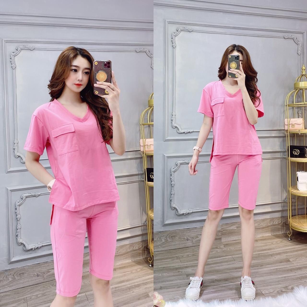 SET BỘ THỜI TRANG LỬNG MẶC NHÀ CỰC XINH