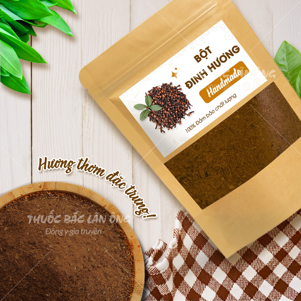 Bột đinh hương 500g, gia vị nấu ăn, hương thơm nồng nàn, kích thích vị giác