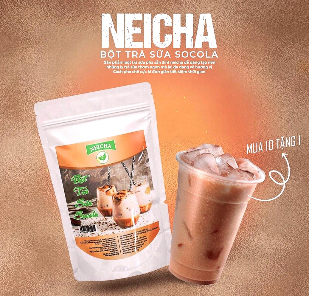 (200g)Trà Sữa Vị Socola PHA SẴN SIÊU NHANH. DATE MỚI