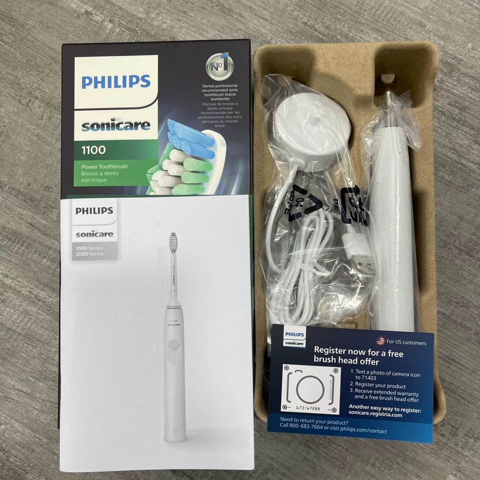 Bàn chải điện Philips 1100 Philips Sonicare [Hàng Mỹ]