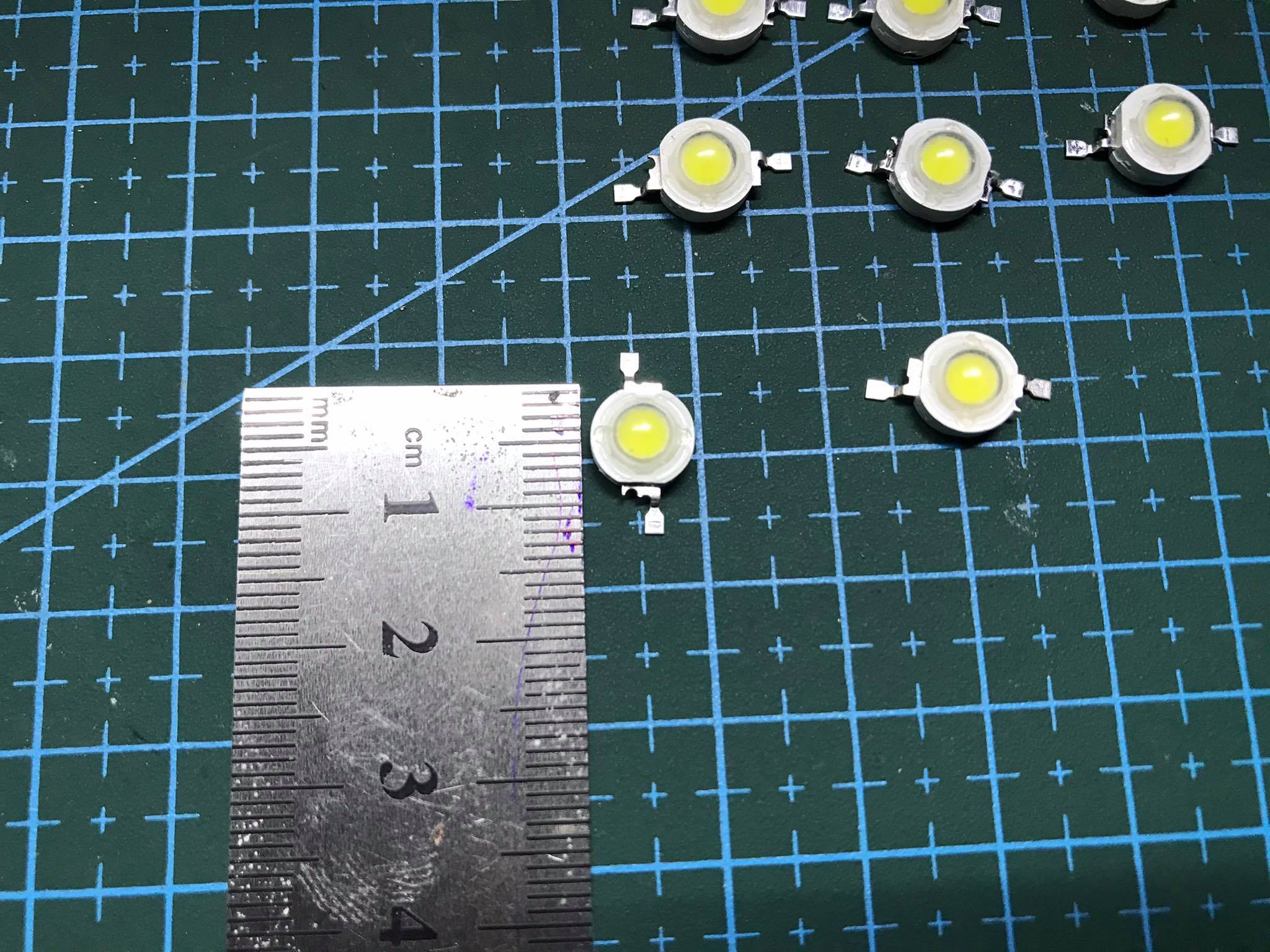 LED siêu sáng 1W Luxeon Sáng trắng ( 10 led ).