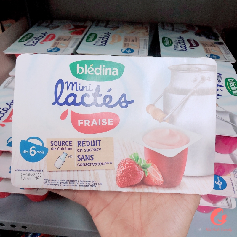 Sữa chua nguội Bledina Pháp cho bé ăn dặm
