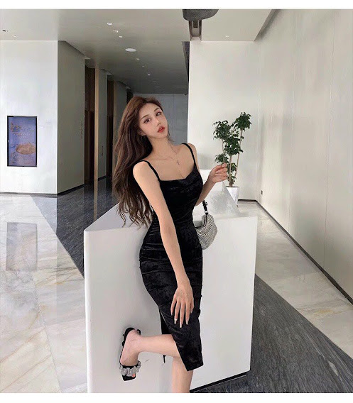 ĐẦM ÔM NHUNG 2 DÂY XẾP LI