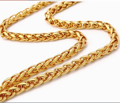 Dây chuyền nam mạ vàng 24k cao cấp