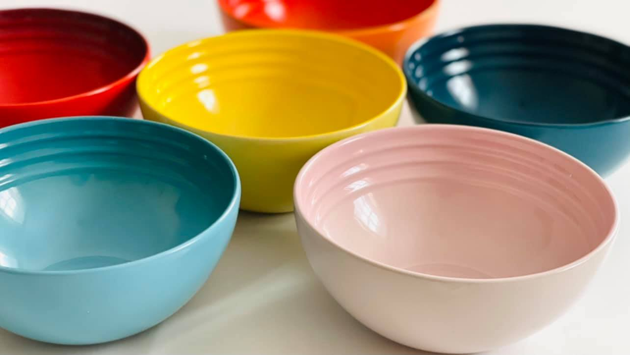 SET 6 BÁT ĂN CƠM CẦU VỒNG LE CREUSET 12CM