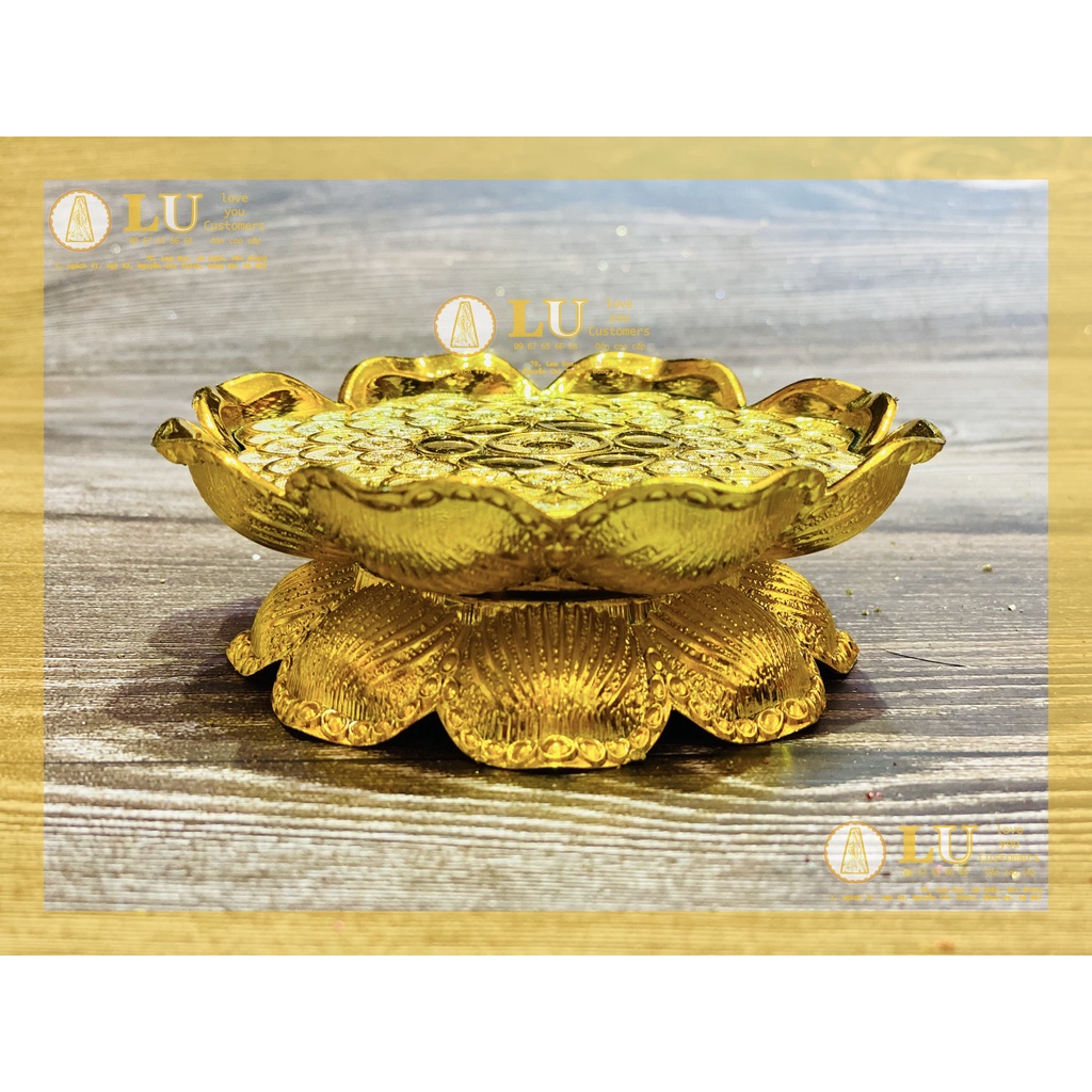 Đế oản gold size 12cm lu