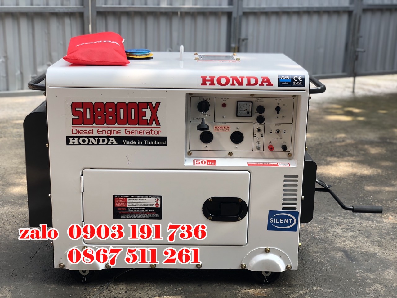 Máy phát điện Honda SD8800EX chống ồn