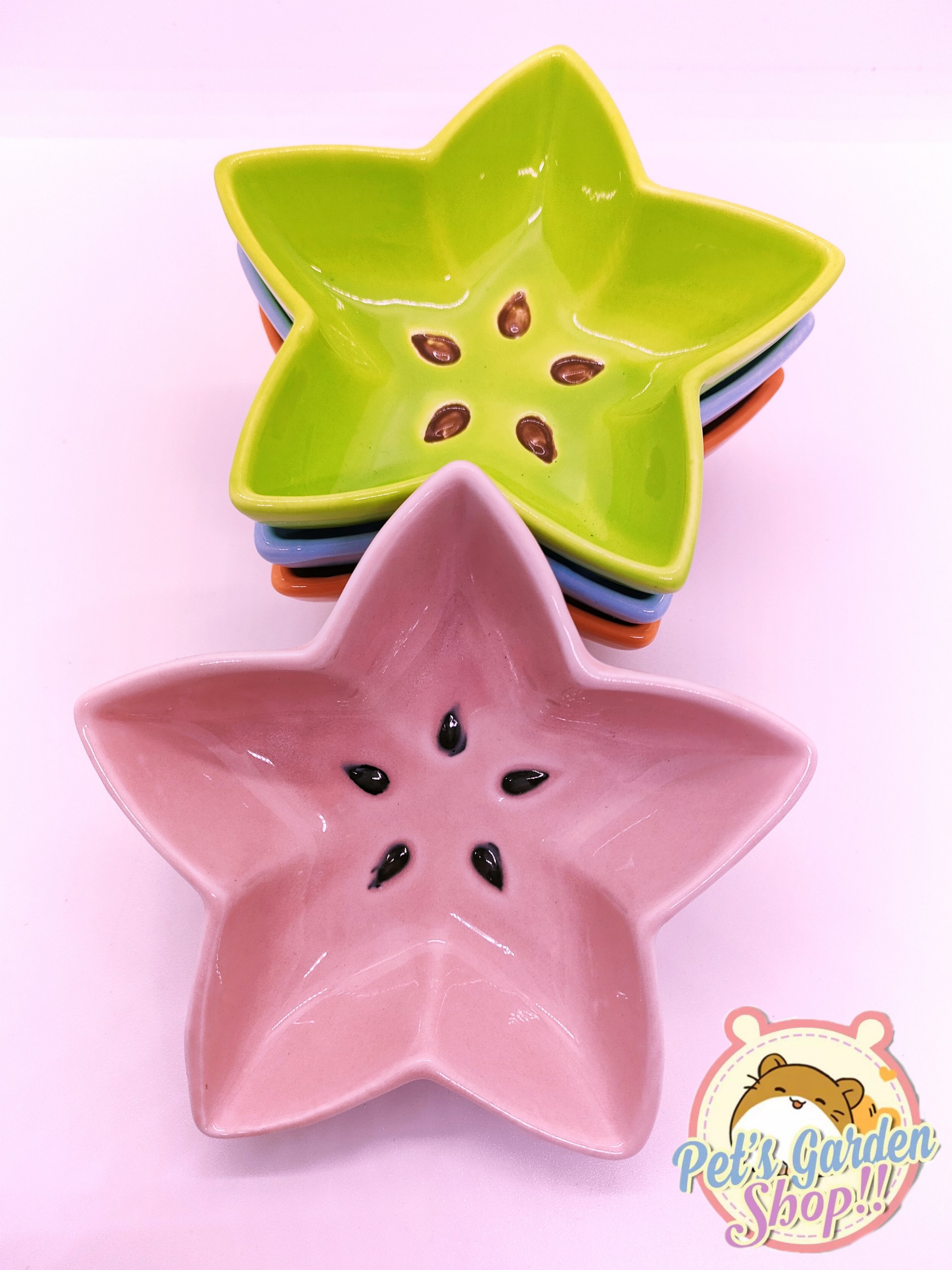 Chén sứ hình khế cho hamster