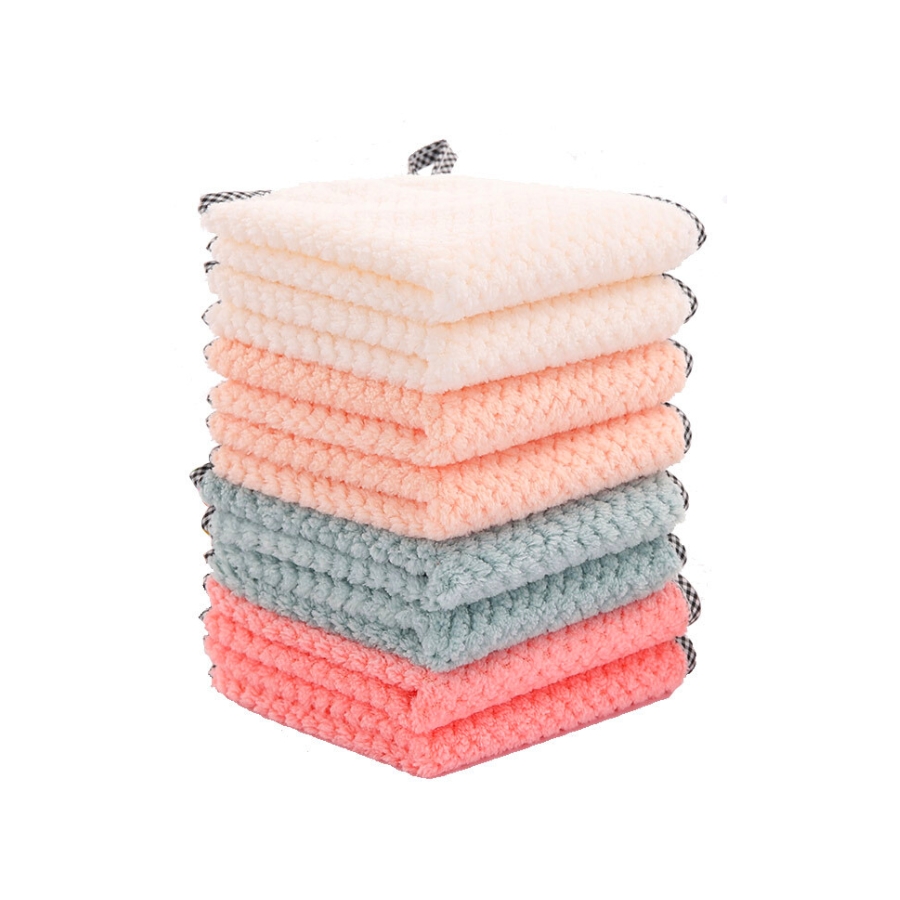 Khăn Lau Nhà Bếp Đa Năng 2 Mặt Siêu Thấm Hút size 20x20cm