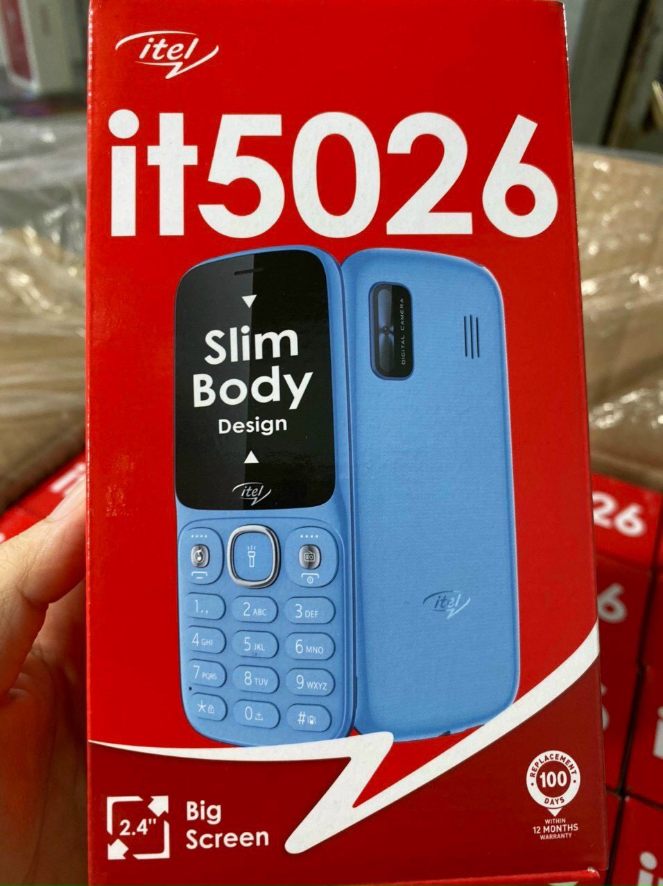 Điện thoại itel it5026 mới Fullbox - Bảo hành 12 tháng