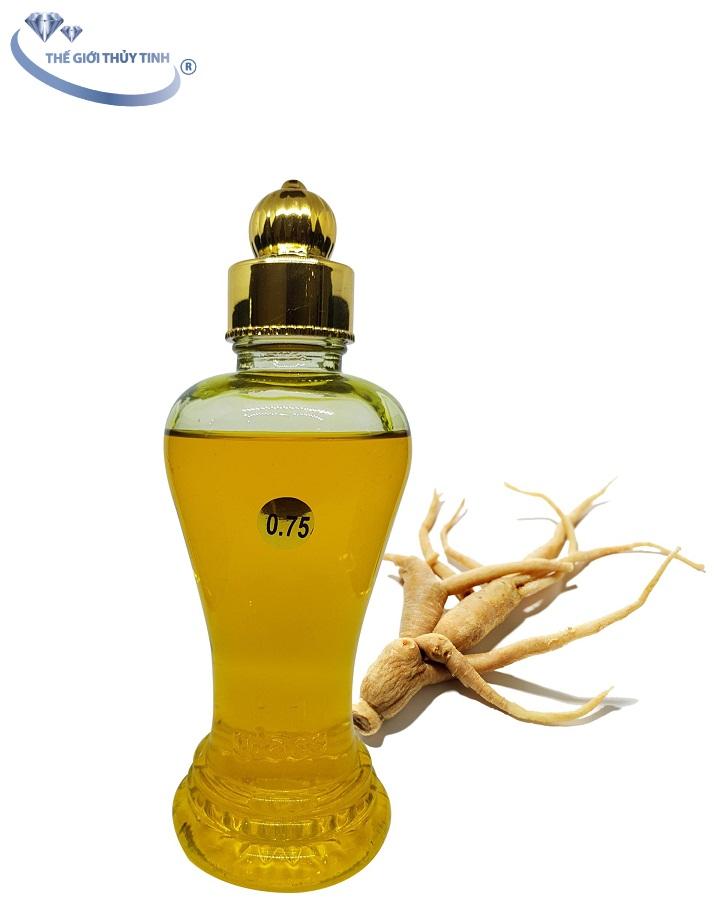 Bình ngâm rươu sâm thủy tinh 750ml không van