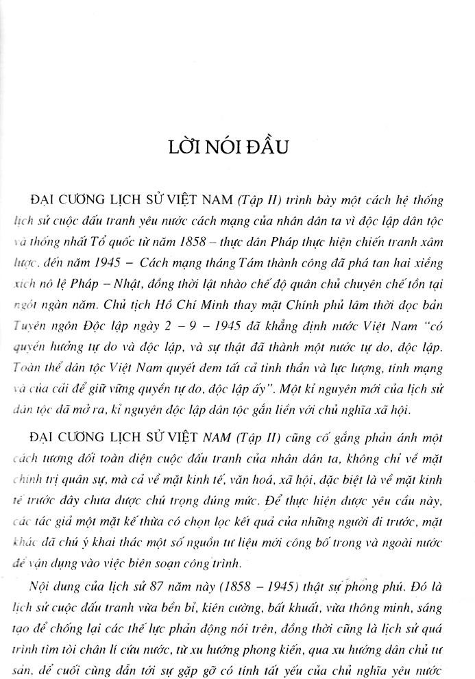 Đại cương Lịch sử Việt Nam Tập 2