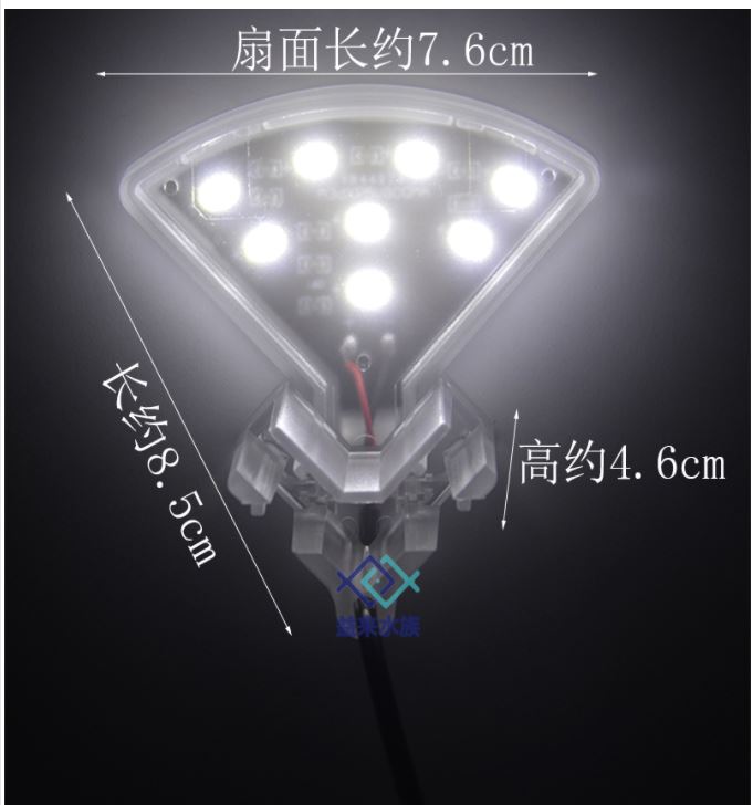Đèn kẹp led M3 12 led cho bể cá mini siêu nhỏ