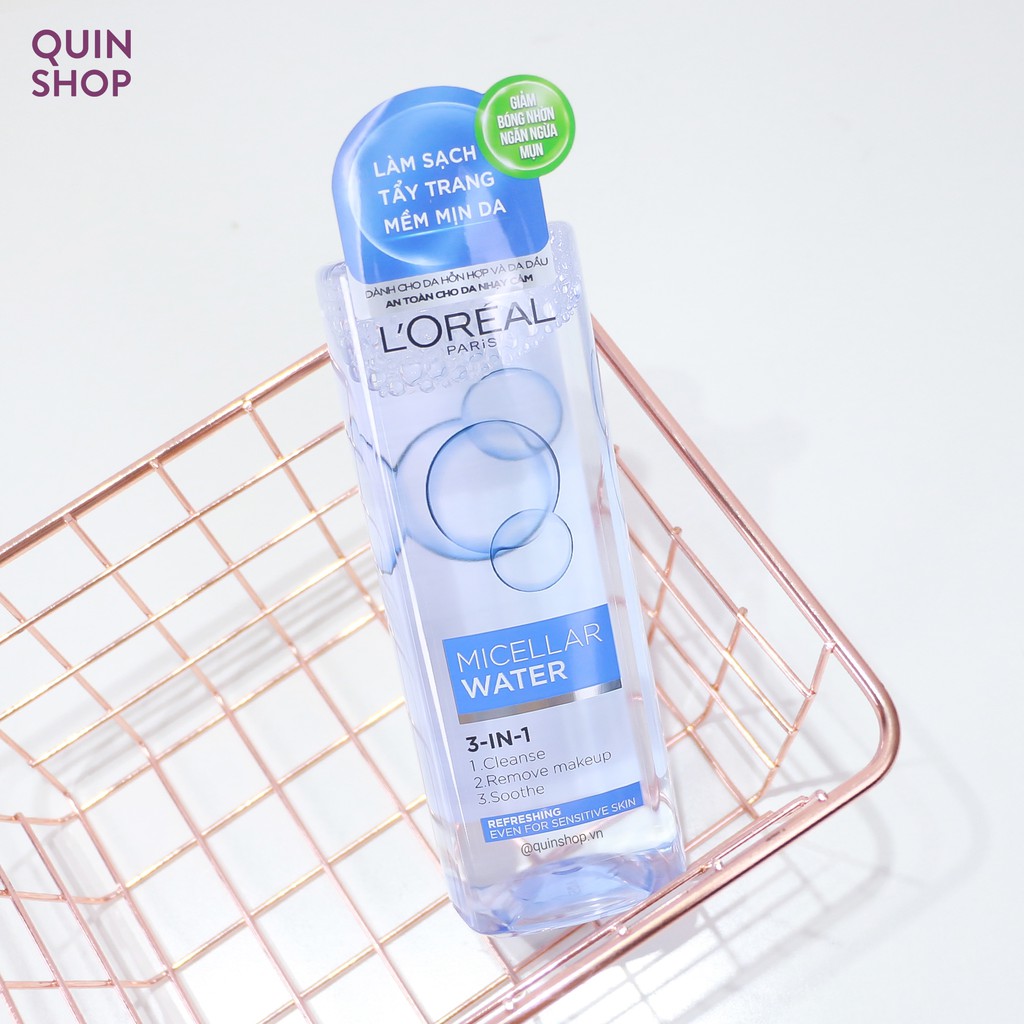 [HCM]Nước Tẩy Trang Loreal Micellar Water 3 In 1