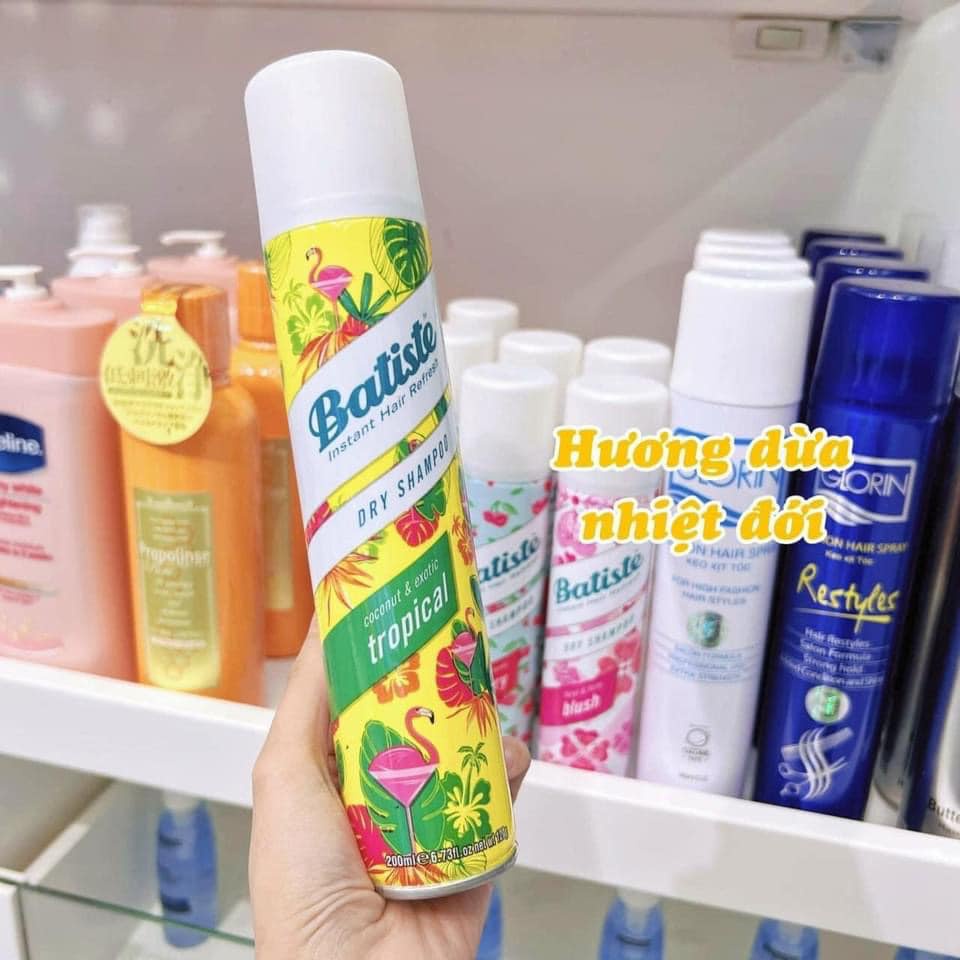 Dầu Gội Khô Batiste Dry Shampoo - 200ml