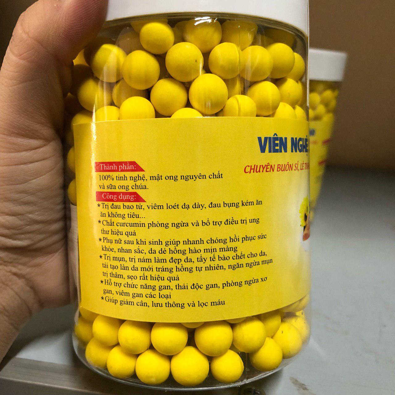 Viên tinh bột nghệ sữa ong 500gr