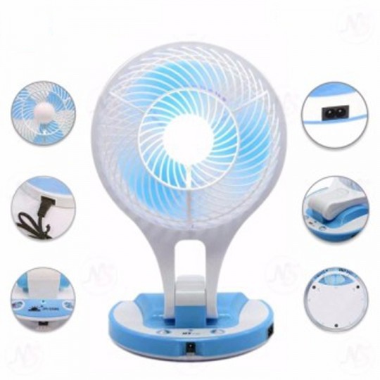 Quạt tích điện kèm đèn LED 5580