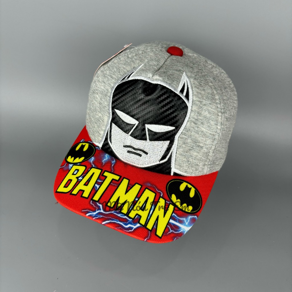 [ BÉ 3-8 TUỔI ] NÓN KẾT BATMAN CHO BÉ TRAI, MŨ SIÊU NHÂN NHỆN