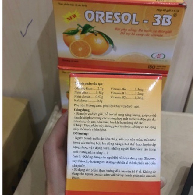 ORESOL 3B Bù Nước Và Chất Điện Giải