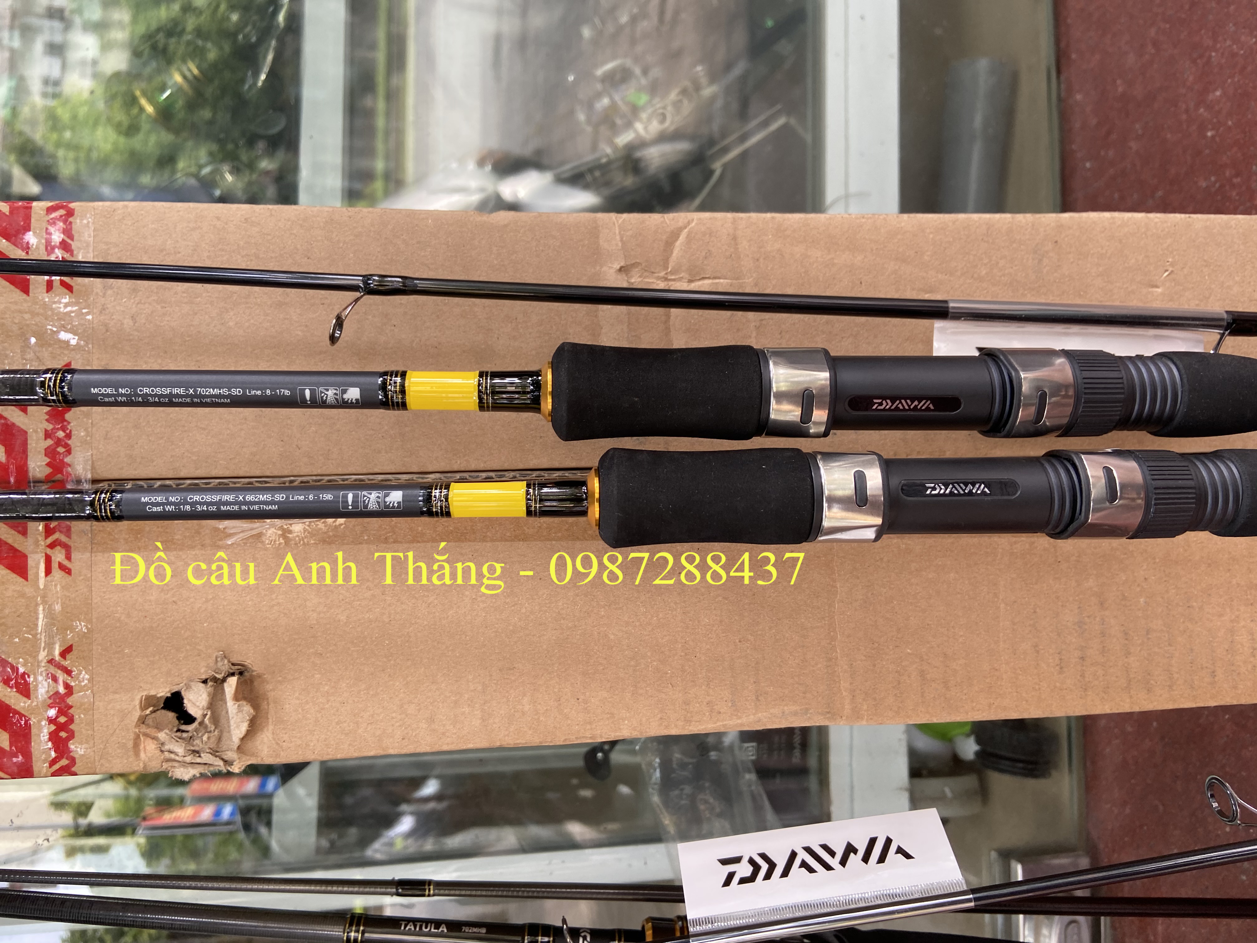 Cần câu lure ngang, lure đứng Daiwa Crossfire X