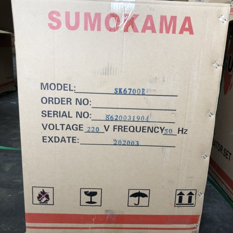 Máy Phát Điện Chạy Dầu 5Kw Sumokama SK6700E Đề