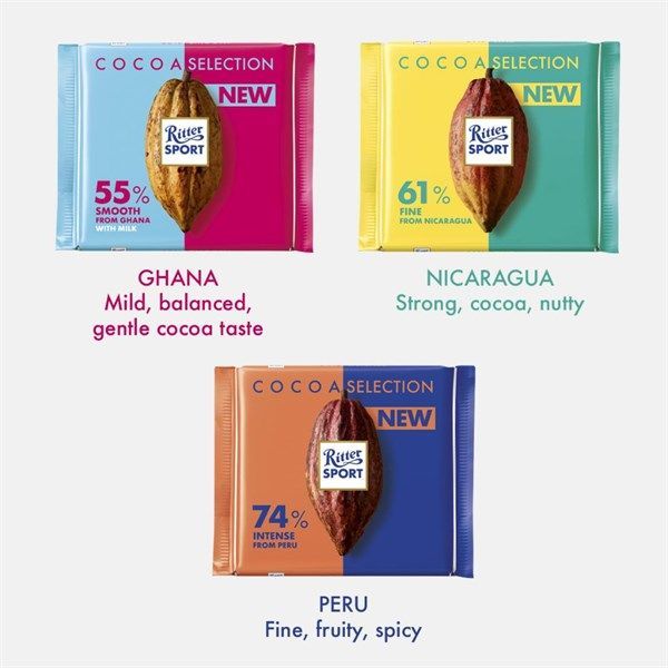 Kẹo Socola Sữa 55% Cacao Ritter Sport 100G