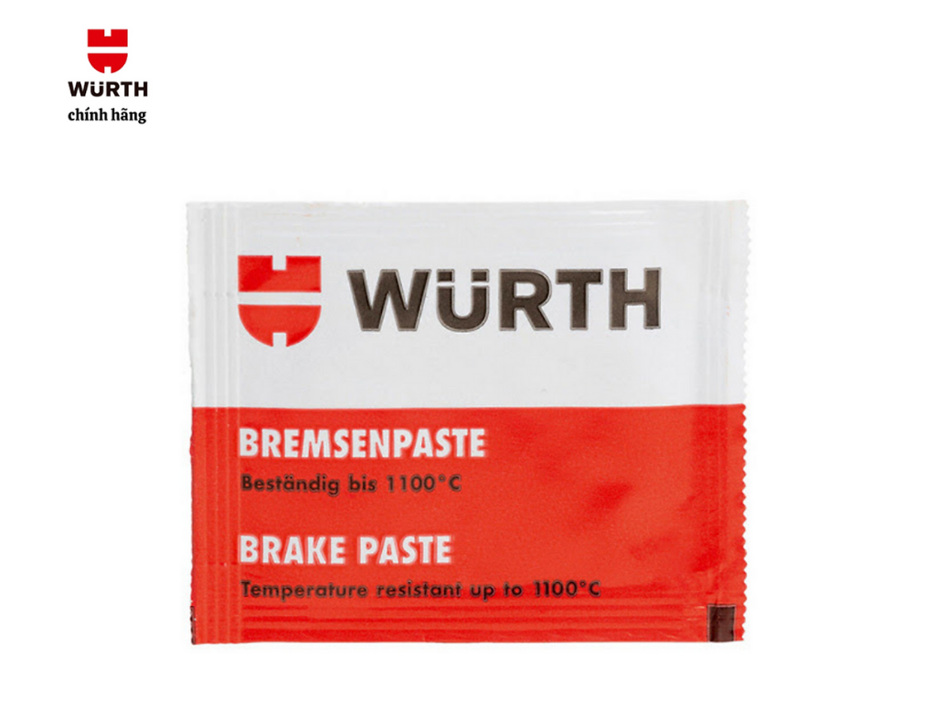 Mỡ bò tra má phanh wurth brake paste gói 5.5g