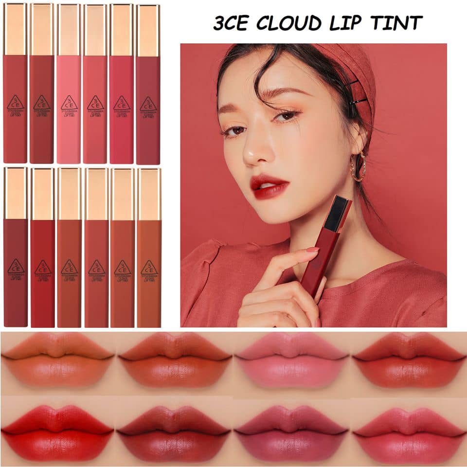 [FULLBOX] SON KEM LÌ "SIÊU HOT" 3CE CLOUD LIP TINt