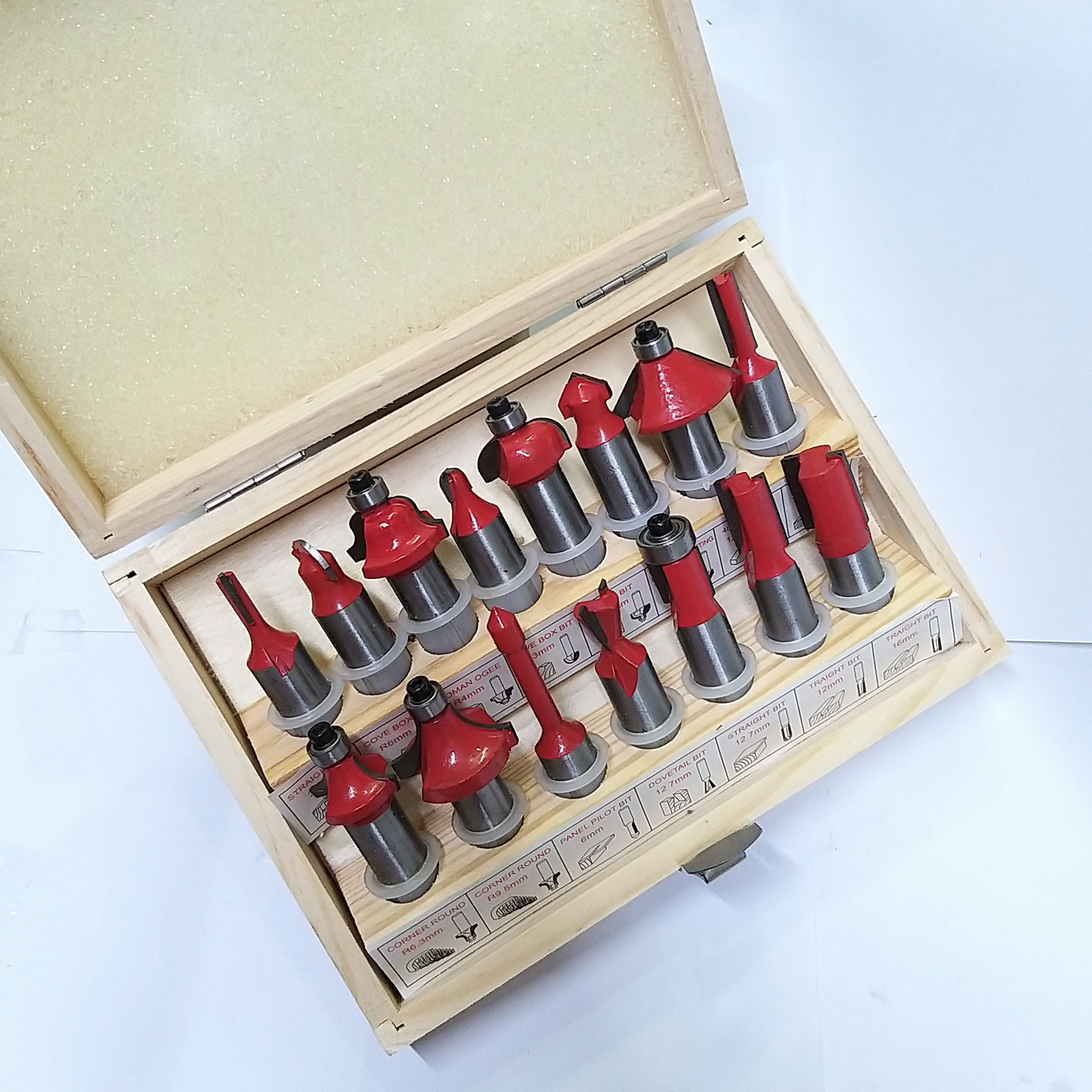 [HCM]MŨI PHAY GỖ BỘ (12.7mm) 15pcs