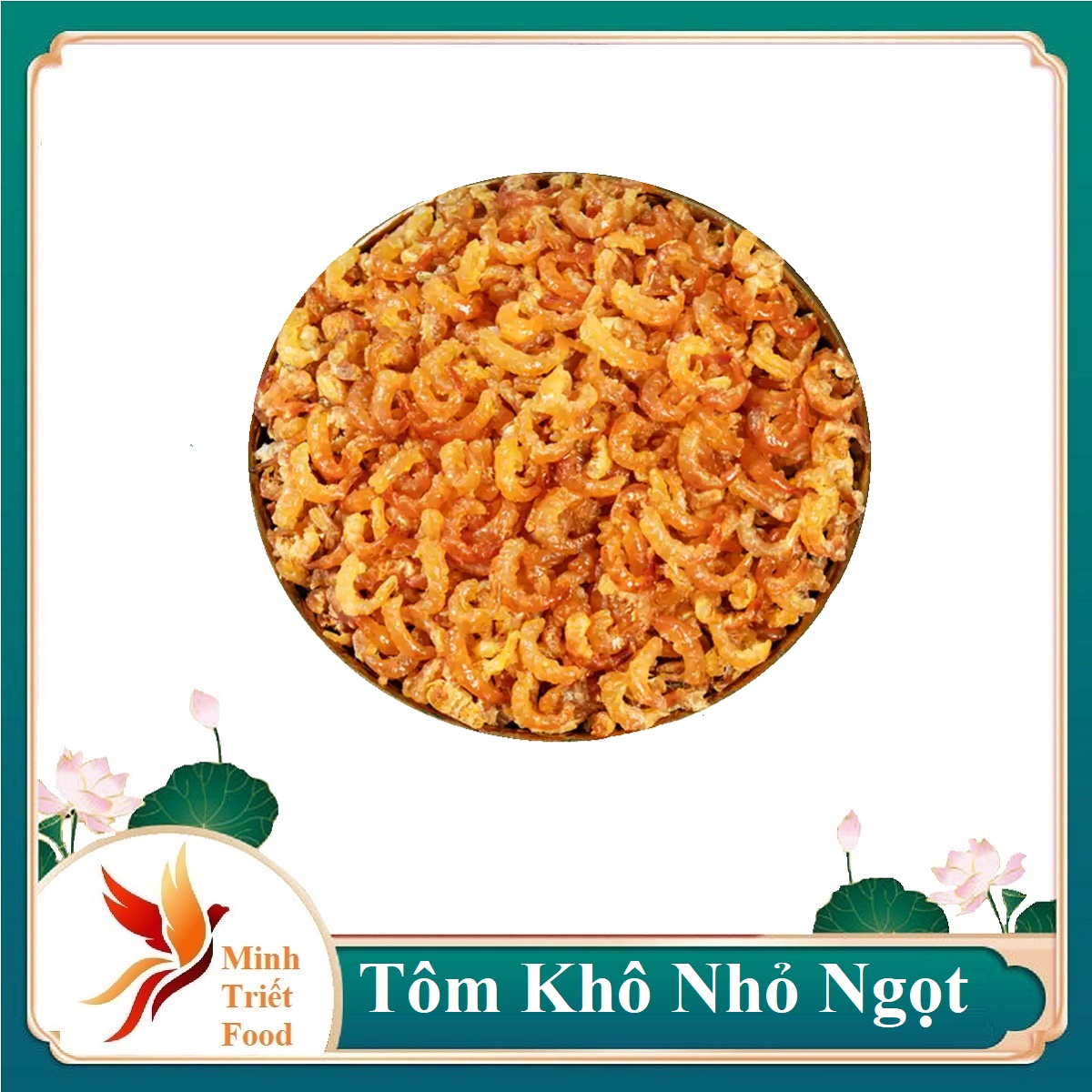 1 KG TÔM KHÔ LOẠI NHỎ NGON- đồ khô - thực phẩm, đuôi tôm