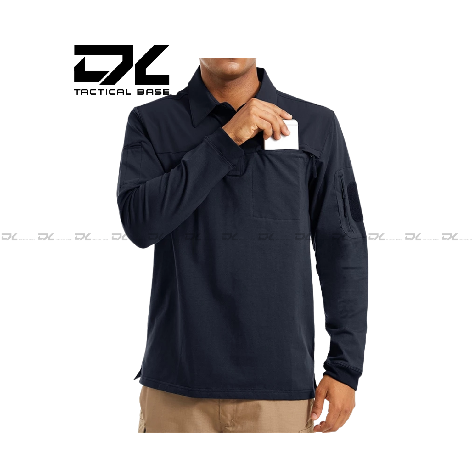 Áo polo tay dài TACTICAL DX Tactic Base