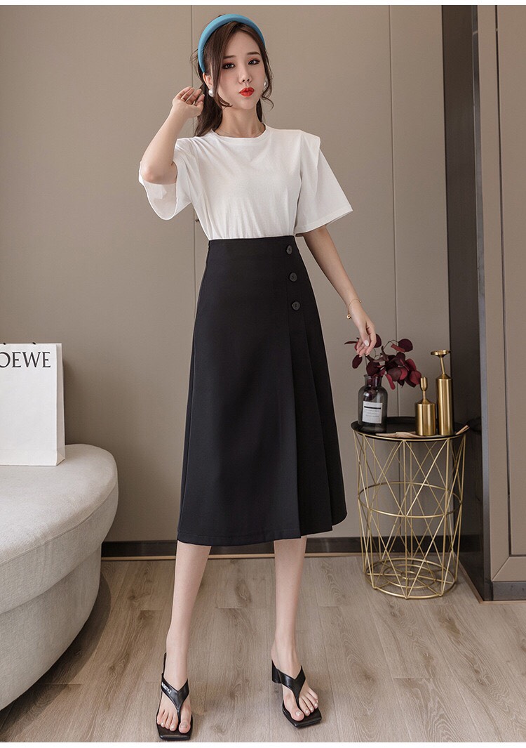 Chân Váy Công Sở Dáng Dài mã CV003