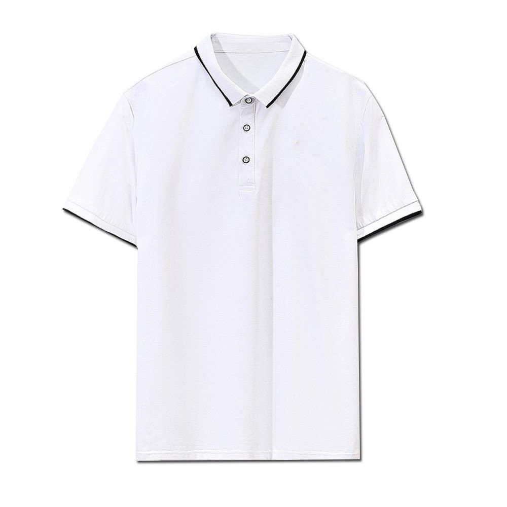 Áo thun cổ trụ cổ bâu polo viền cổ