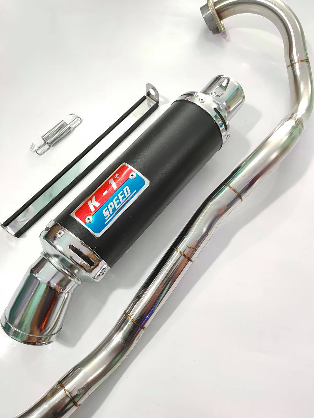 Pô K1 full cổ 2 khúc cho các dòng xe Exciter 150 , ex 135 , sirius , wave , dream ...