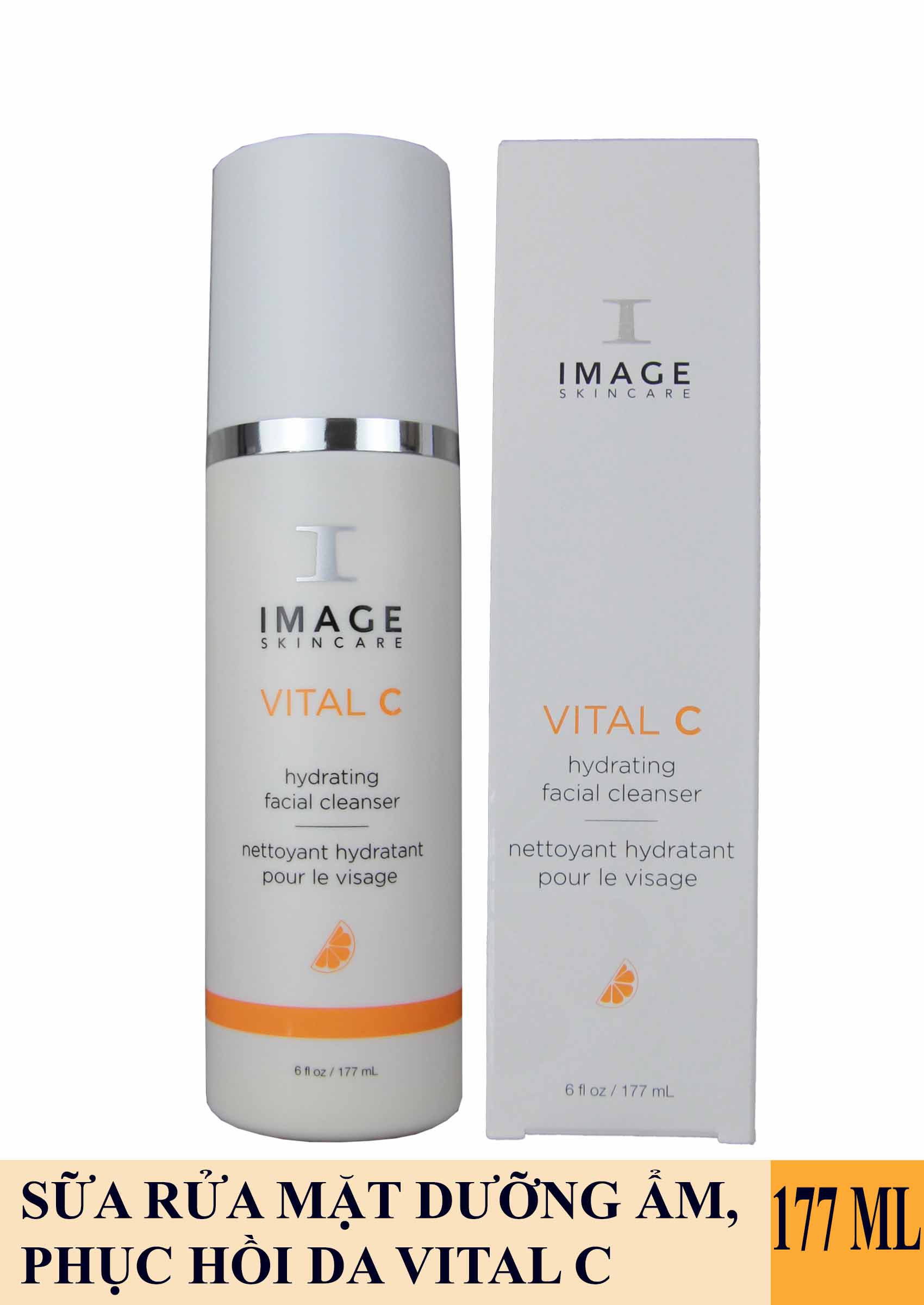 [CHÍNH HÃNG] SỮA RỬA MẶT DƯỠNG ẨM LÀM TRẮNG DA - IMAGE VITAL C - 177ML.