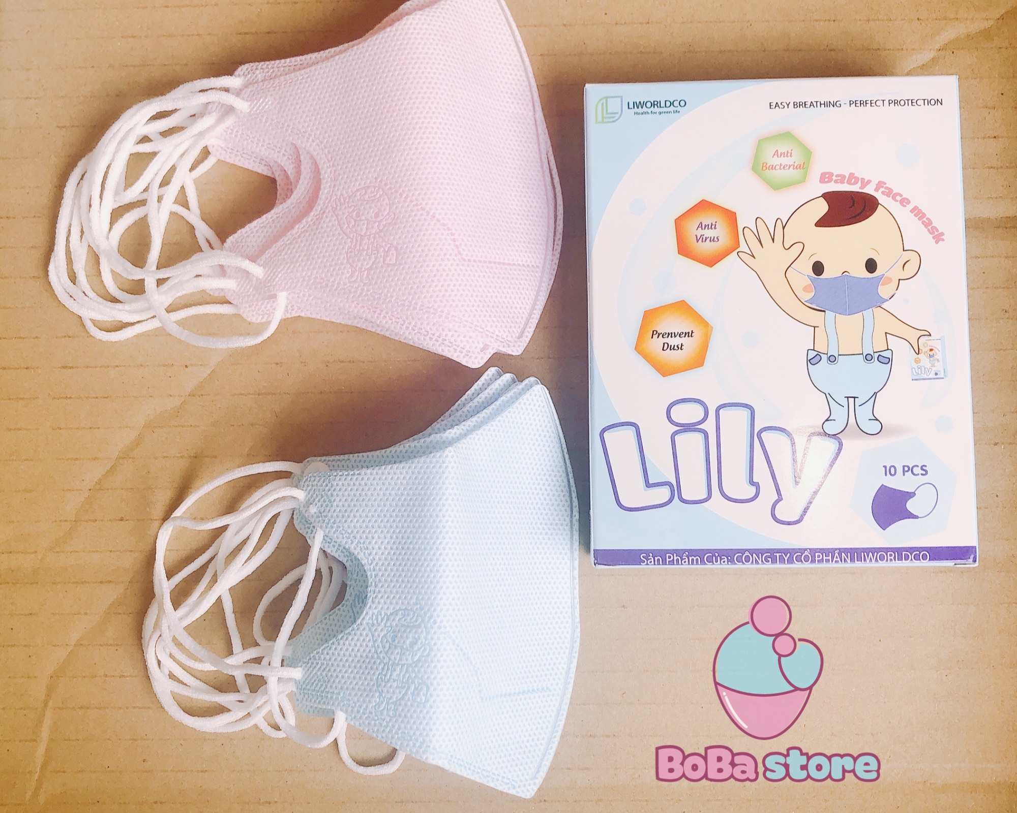 [HCM]Khẩu trang cho bé LiLy