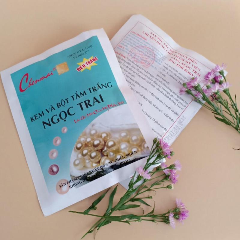 Sữa tắm trắng Ngọc Trai Chenmai Net: 150g ( không vàng lông)