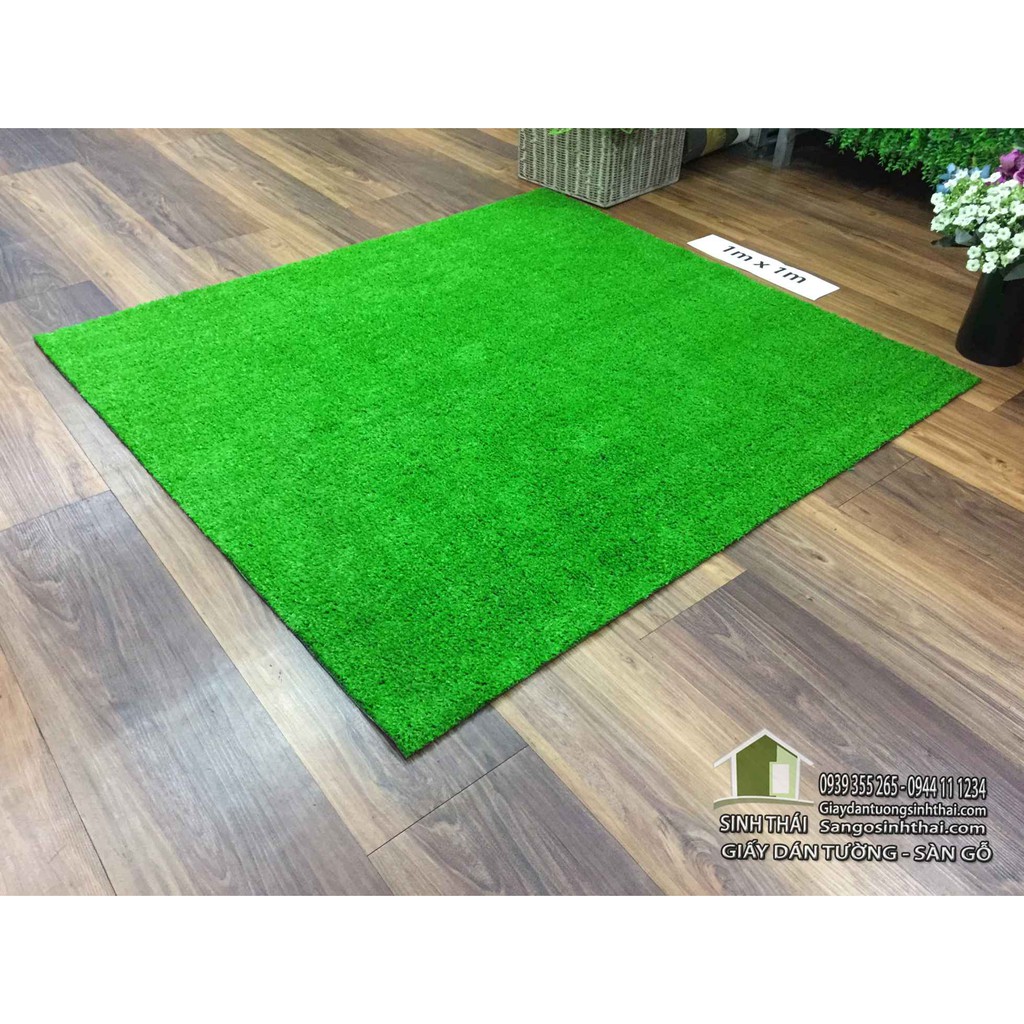 Tấm cỏ nhựa nhân tạo dày 1cm [ 100cm x 100cm ]