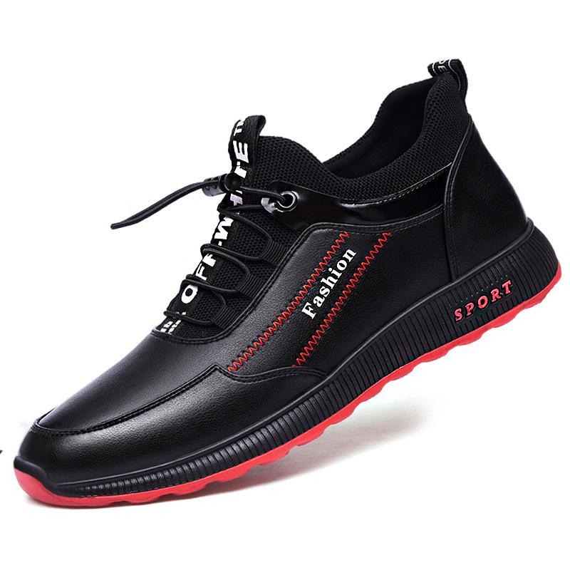 Giày Nam Sneaker Phối Da Năng Động D2569