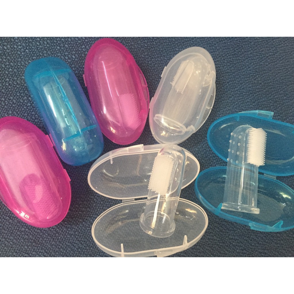 [Có Hộp] Rơ Lưỡi Silicon Cho Bé
